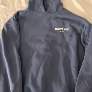White Fox Slate Hoodie